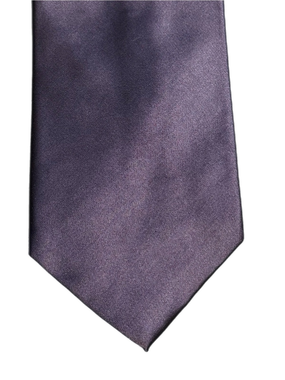 Perry Ellis Portfolio Charcoal Gray Italian Silk Necktie Classic Made In USA
